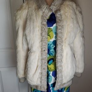 Niki Rabbit Fur Coat (Vintage)